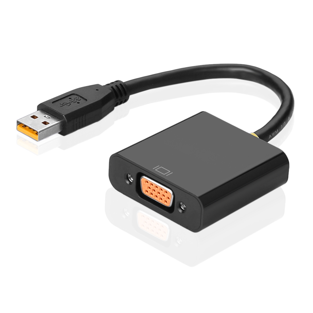 USB 3.0 auf zu to VGA MultiDisplay Adapter Konverter Video Grafikkarte